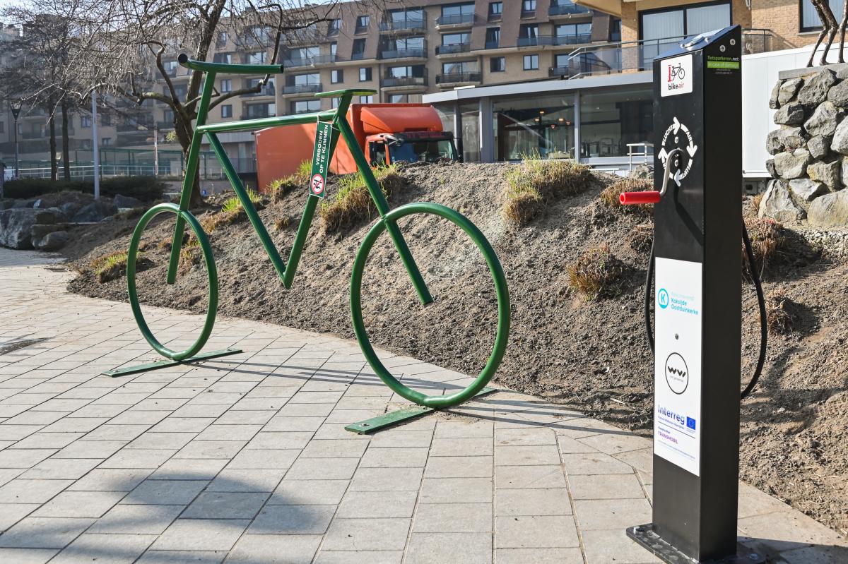 Fietspomp op het Casinoplein