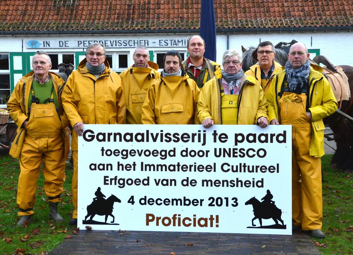 Een foto van onze paardenvissers uit 2013.