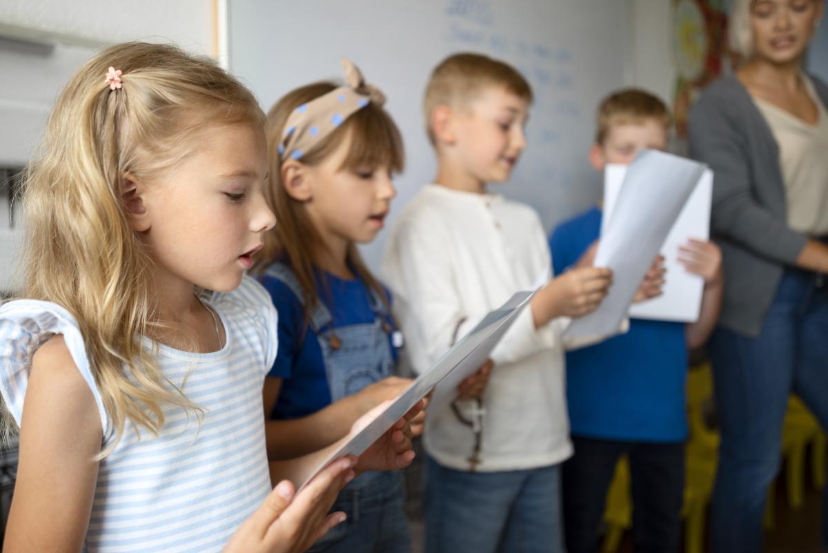 Freepik kinderkoor